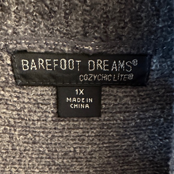 Barefoot Dreams Women's Charcoal Cardigan - Picture 2 of 4